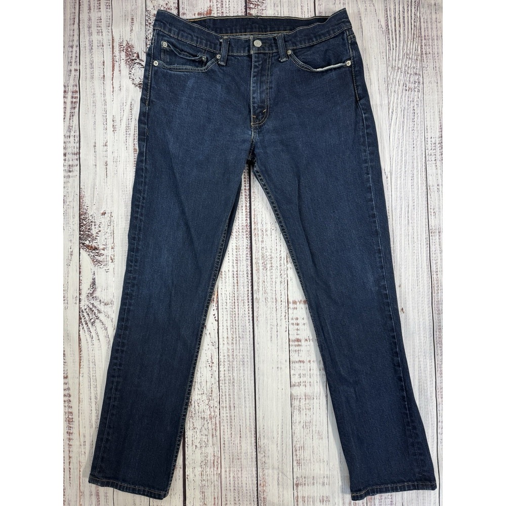 Levis Jeans 511 Men's Blue 34x32 Silver Button 5 Pocket